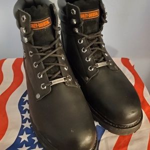 Harley Davidson Mens Steel Toe Boots Sz 10.5